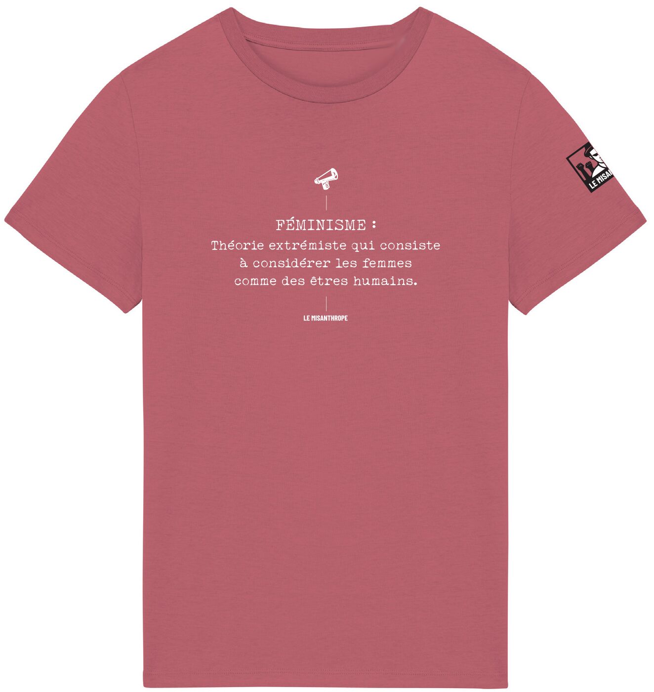 T-shirt Féminisme Antik rose Le Misanthrope