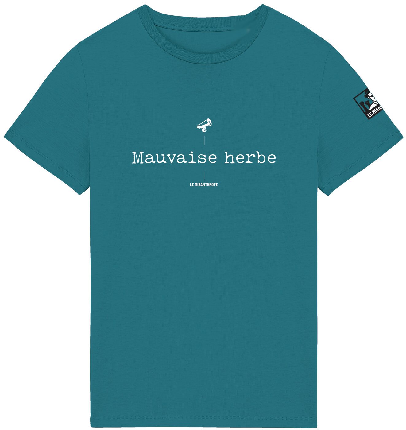 T-shirt Mauvaise herbe Peacock green Le Misanthrope