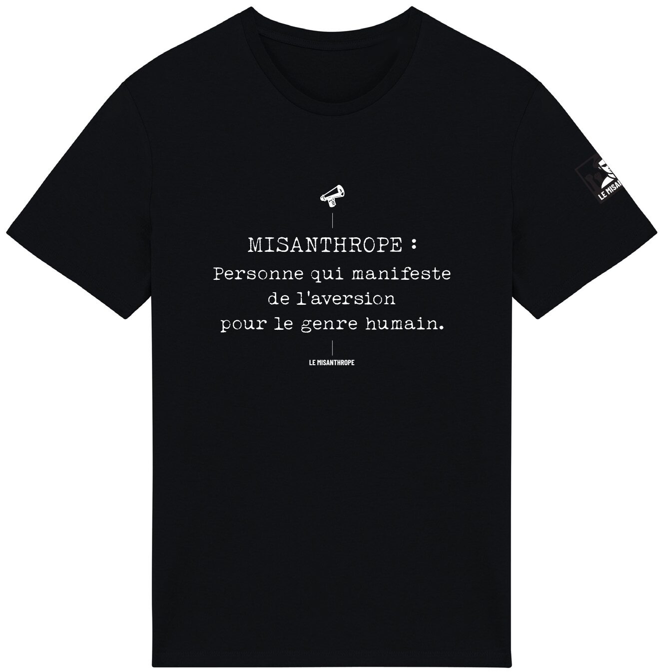 T-shirt Misanthrope Black Le Misanthrope