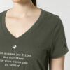 T-shirt militant col V féminisme - Le Misanthrope