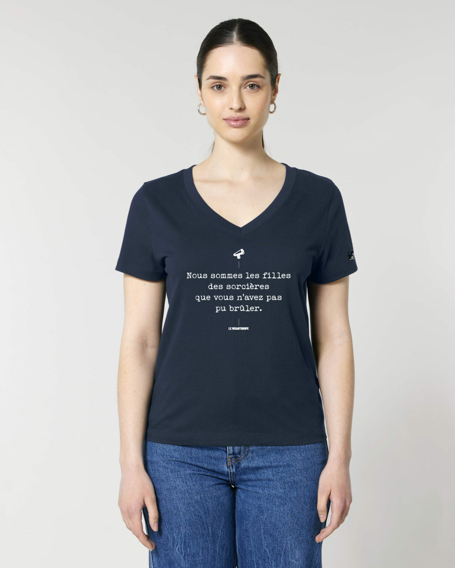 T(shirt militant Col V french navy Le misanthrope