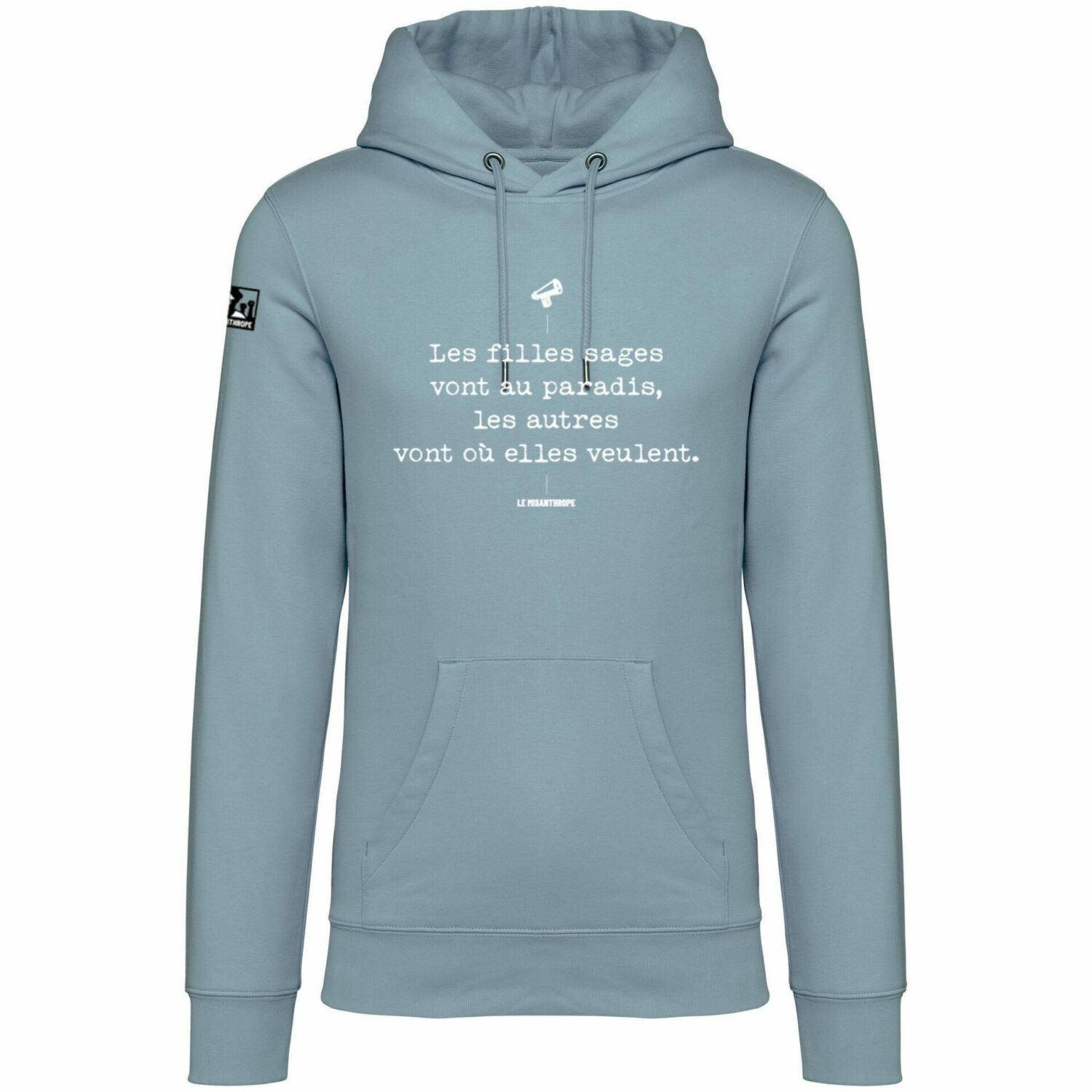 Sweat à capuche militant Aquamarine les filles sages