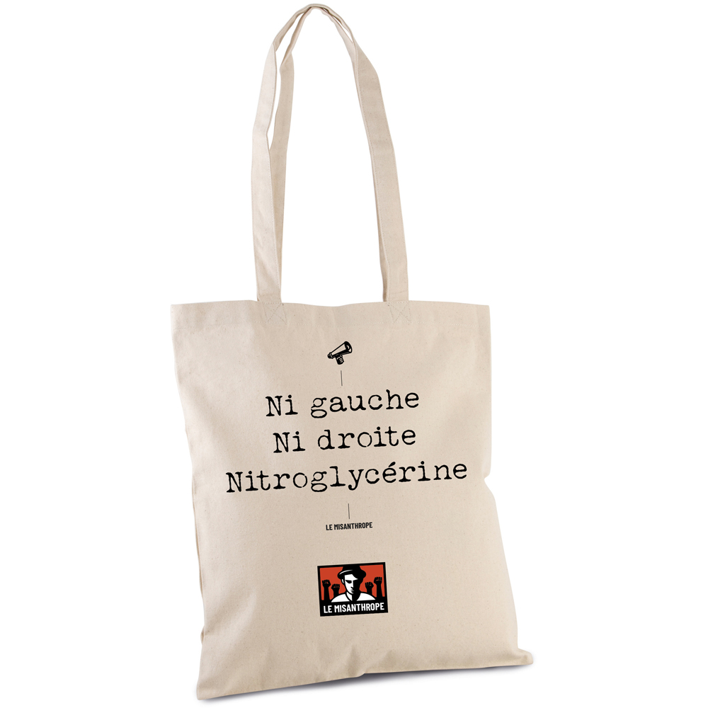 tote bags ni gauche ni droite nitroglycerine