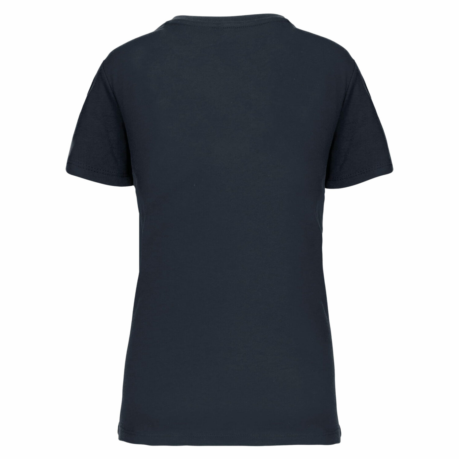 t-shirt féministe col V en coton bio avec slogan Viens on va cramer le patriarcat – mode engagée et militante