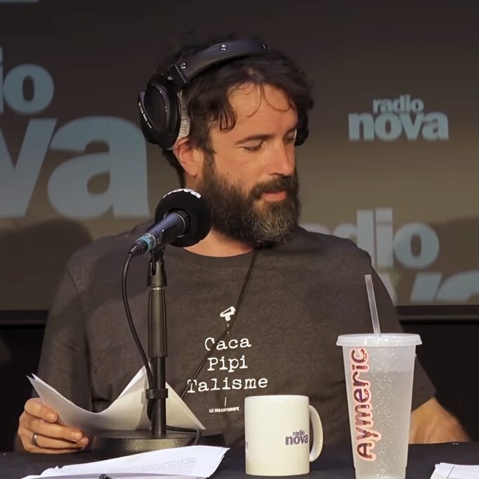 T-shirt Caca pipi Talisme porté par Aymeric Lompret