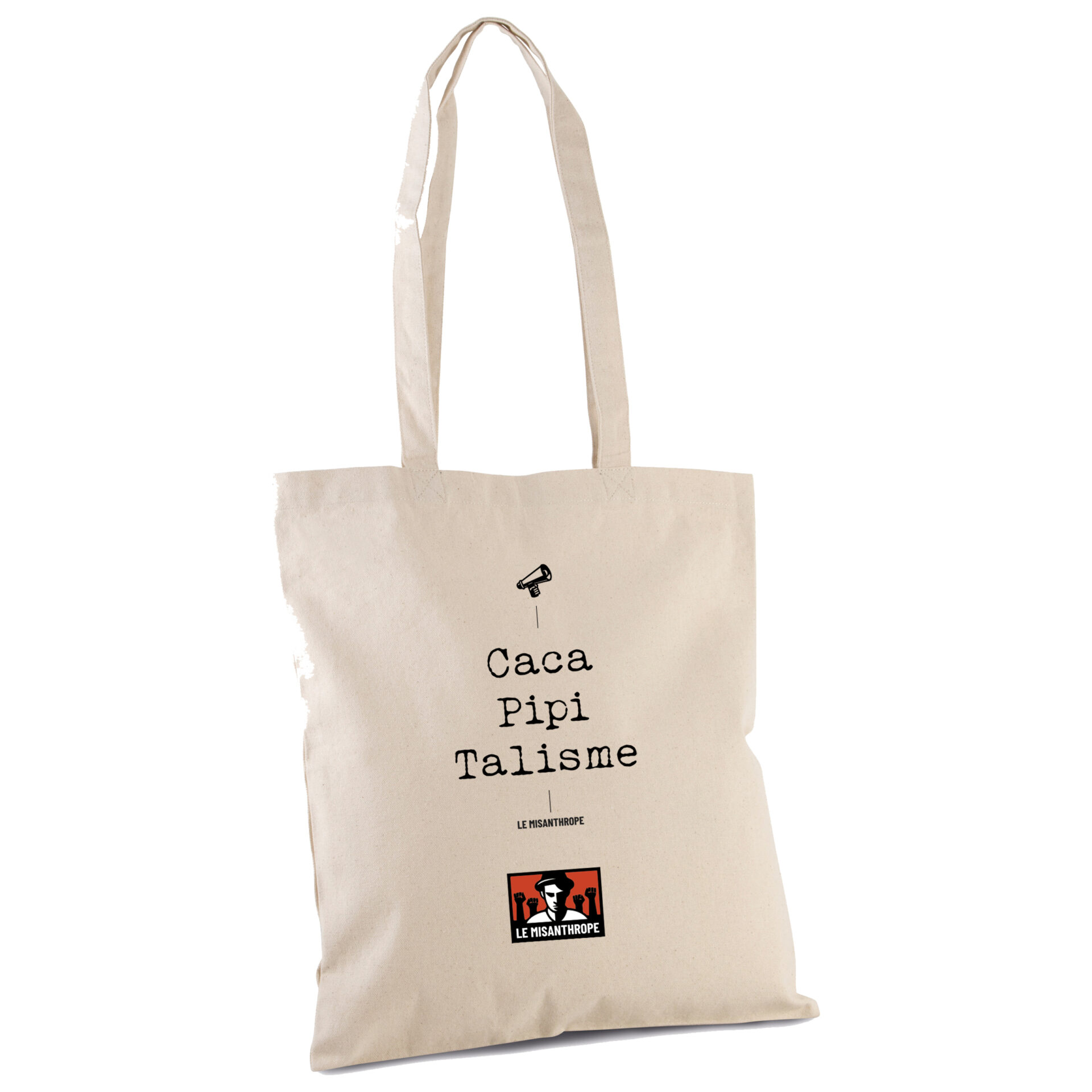 tote bags caca pipi talisme créé par le Misanthrope