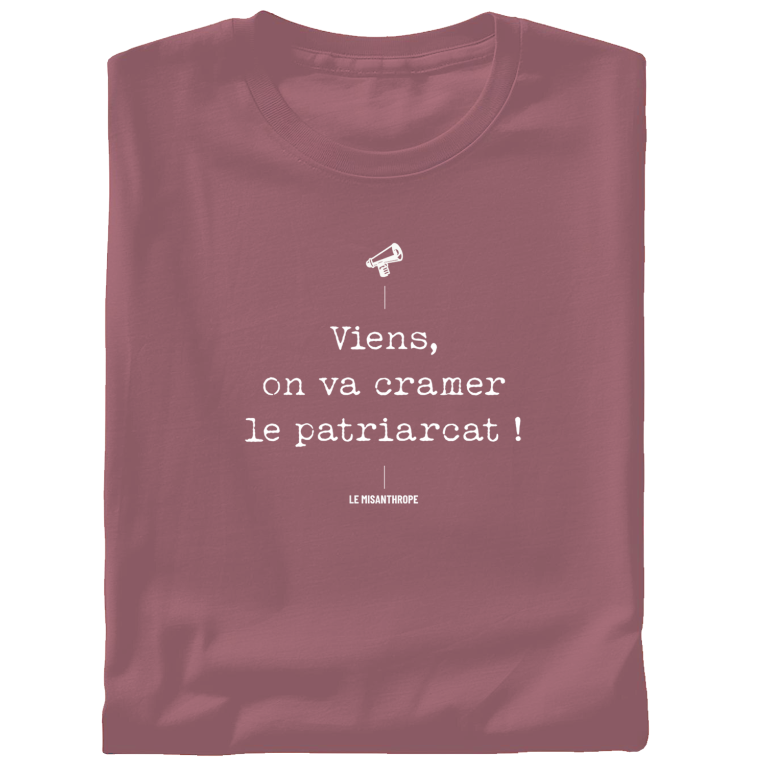 T-shirt féministe "Viens, on va cramer le patriarcat"