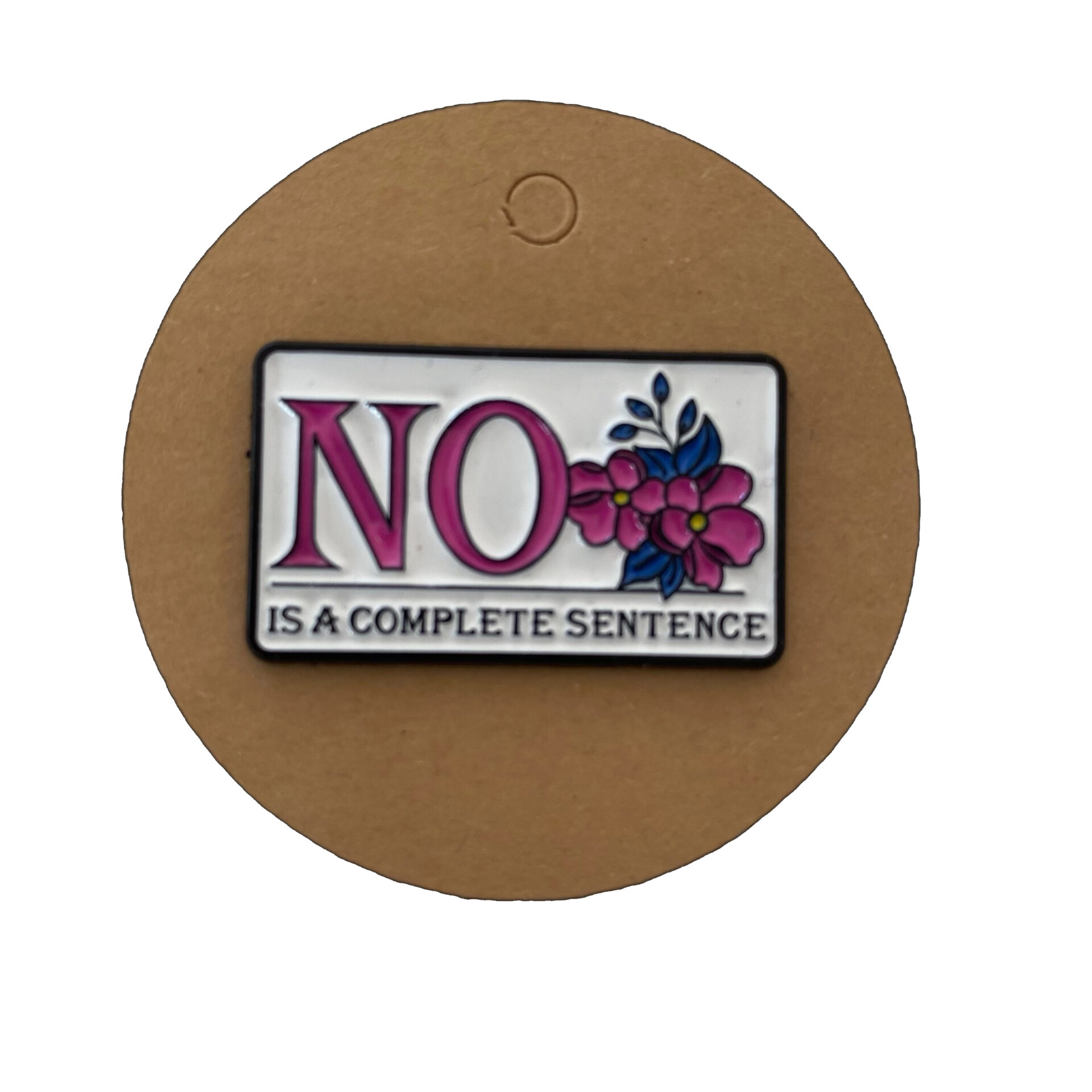 No is a complete sentence