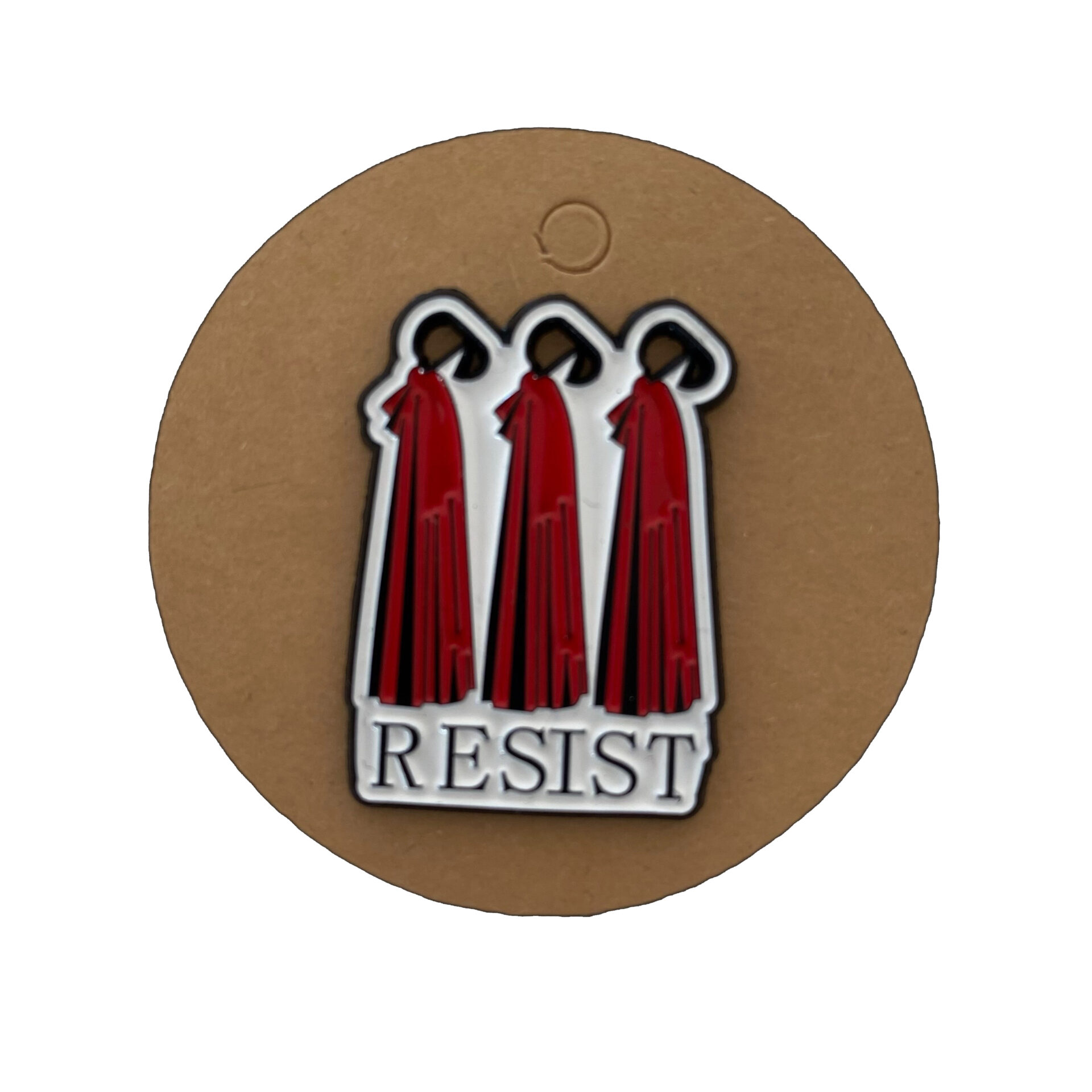 Pin's féministe " Resist"