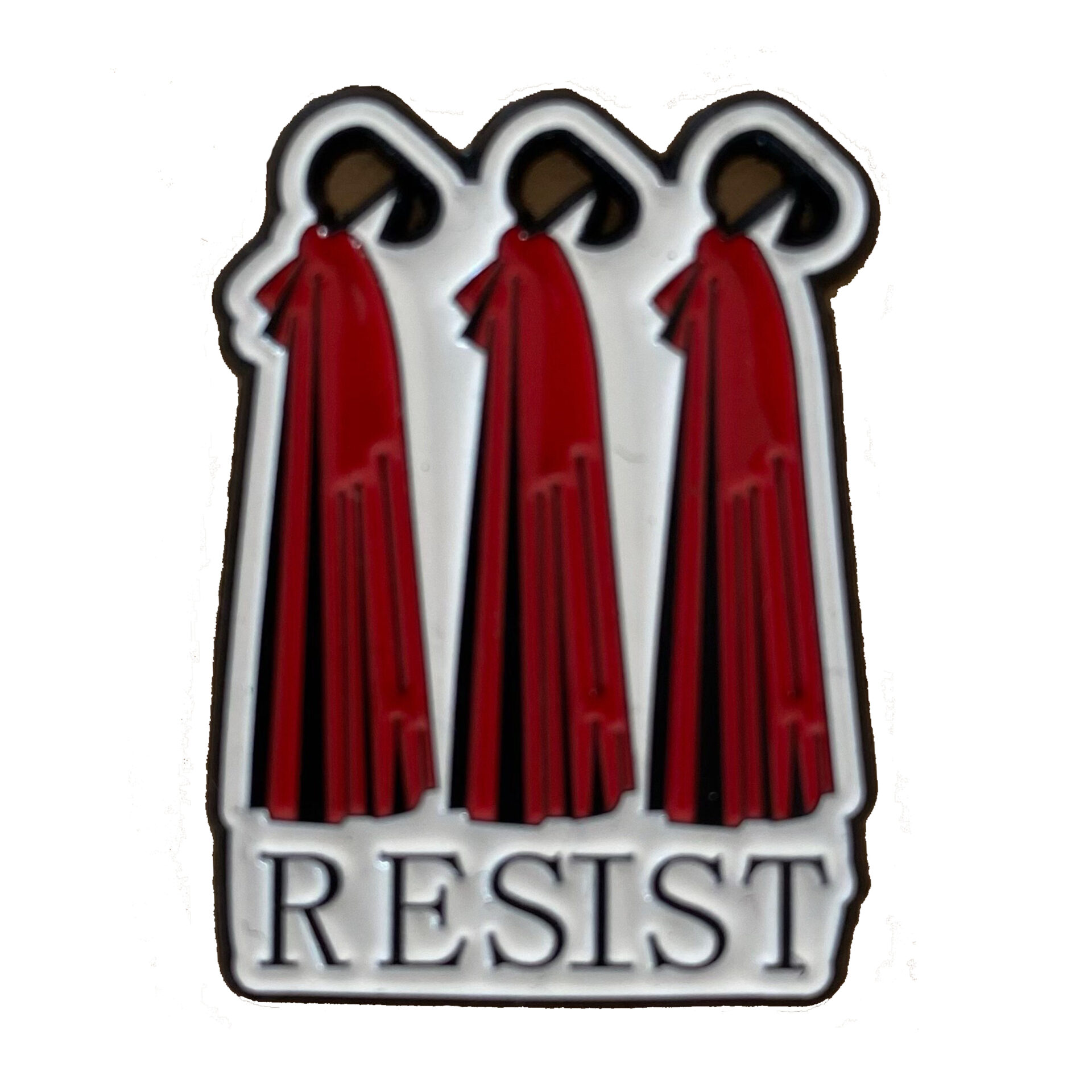 Pin's féministe " Resist"