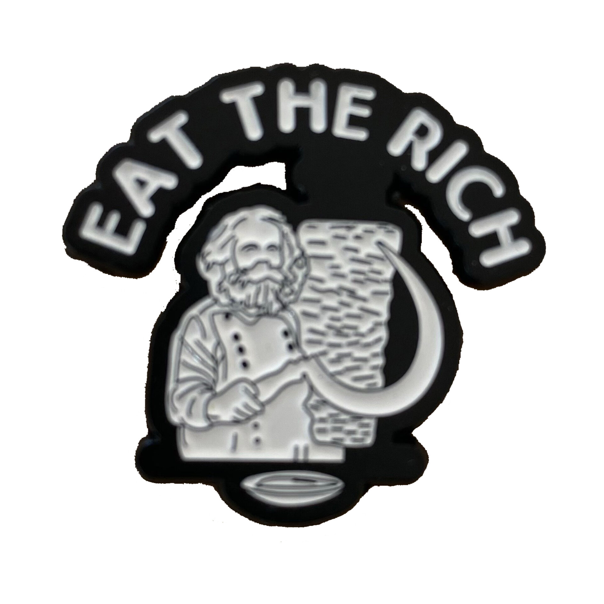 Pin's militants "Eat the rich"