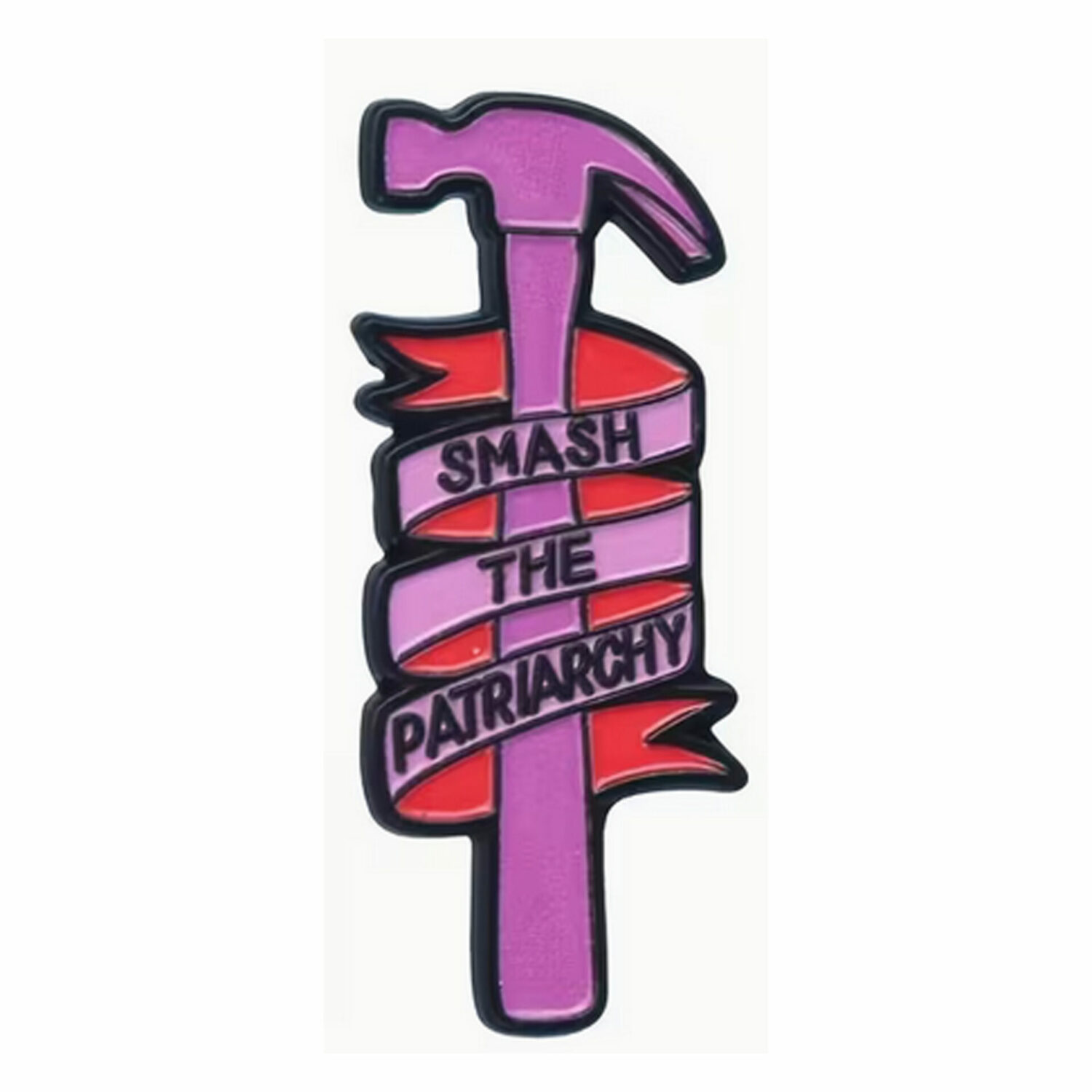 Pin's militant "smash the patriarchy" Le Misanthrope