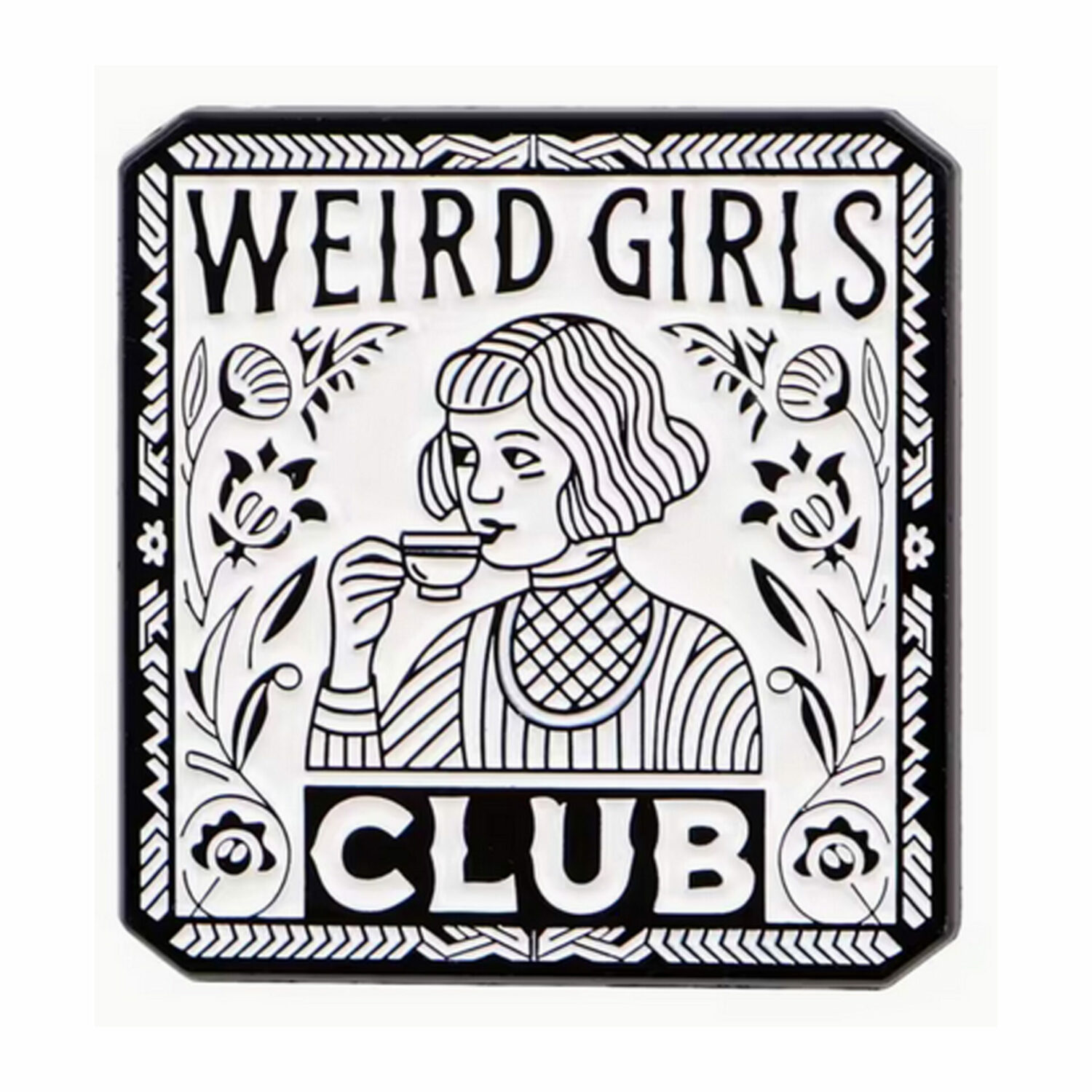 Pin's militant "weird girls club" Le Misanthrope