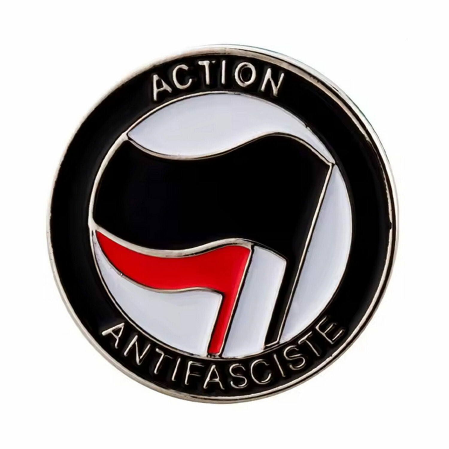 Pin's militant "Action Antifasciste " Le Misanthrope