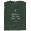 T-shirt militant "Semer, s'aimer, essaimer" en coton bio, créé par Le Misanthrope, pour un message poétique et engagé.