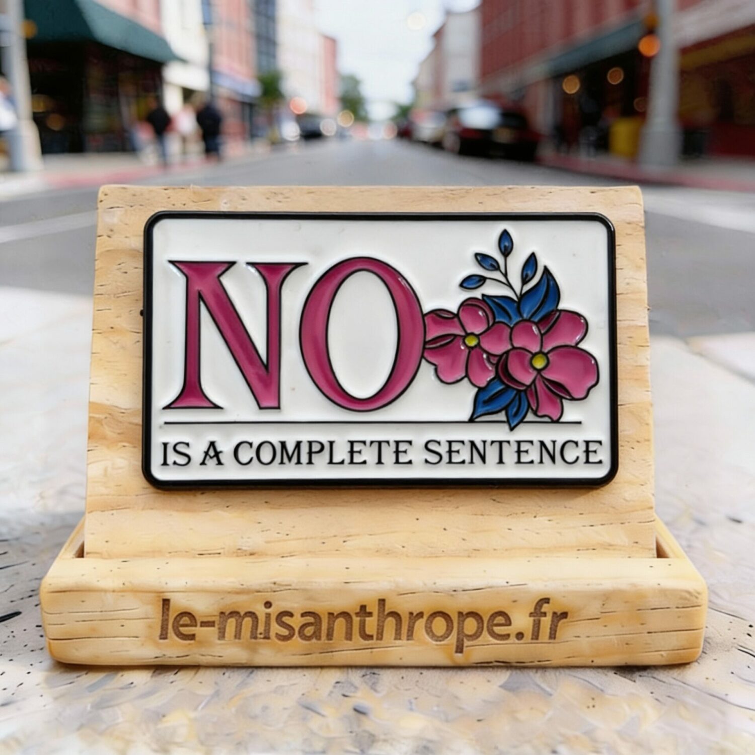 Pin’s féministe et militant – Accessoire engagé Le Misanthrope