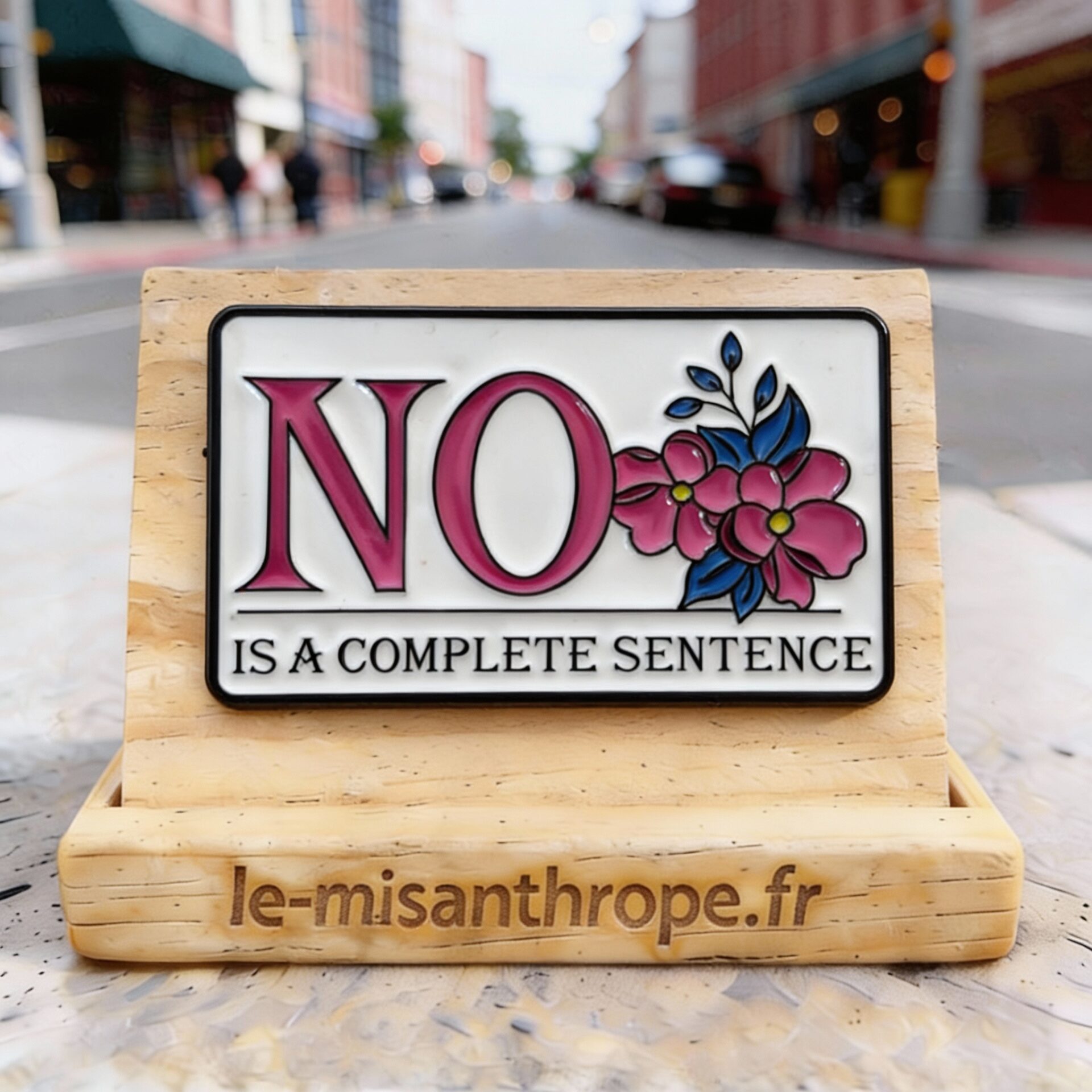 Pin’s féministe et militant – Accessoire engagé Le Misanthrope