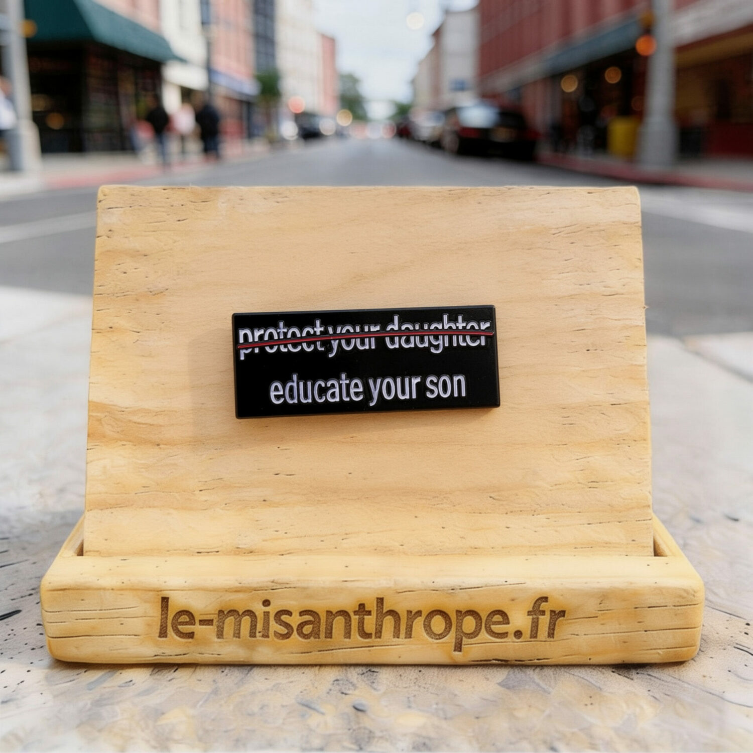 Pin’s militant et féministe – Accessoire engagé Le Misanthrope