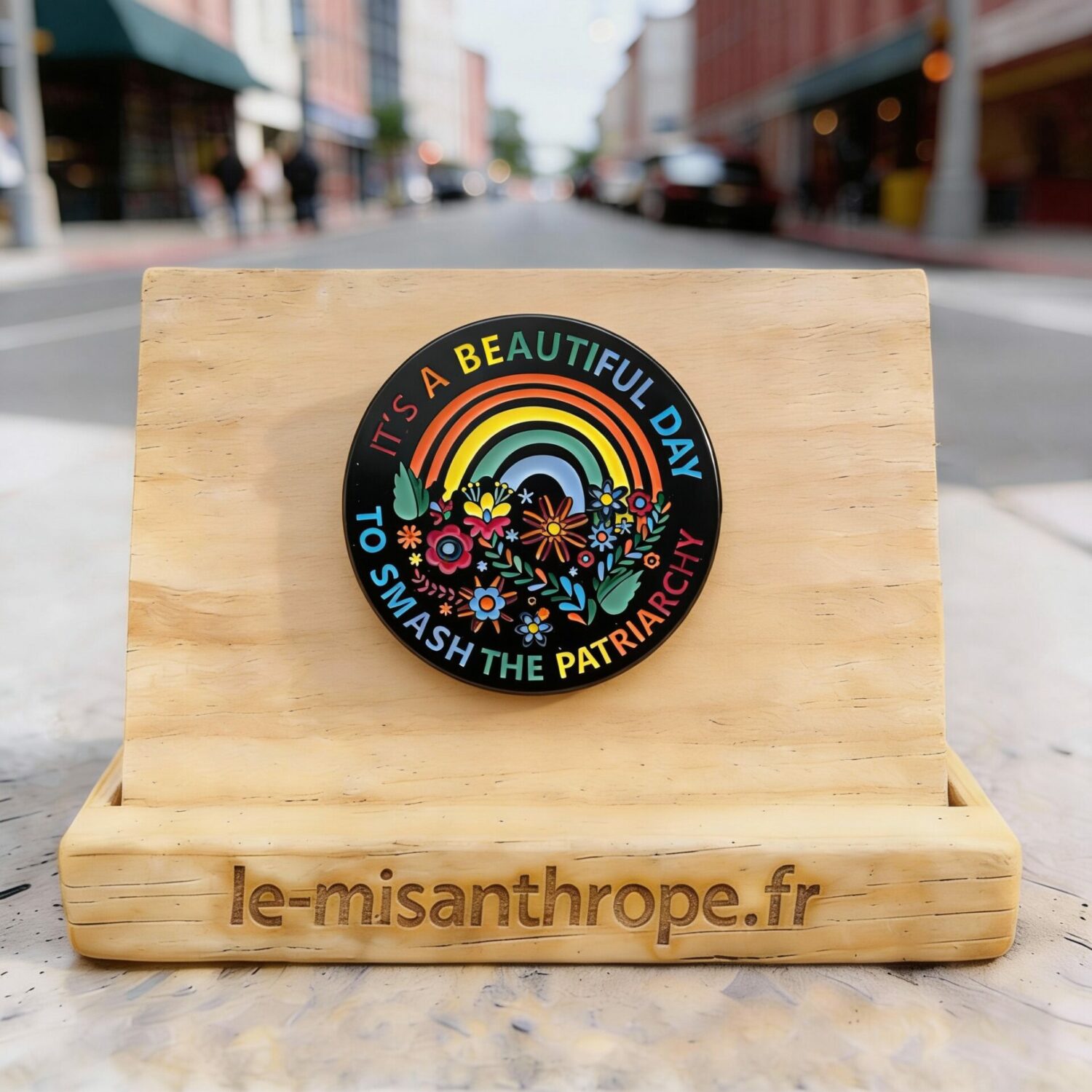 Pin’s militant et féministe – Accessoire engagé Le Misanthrope