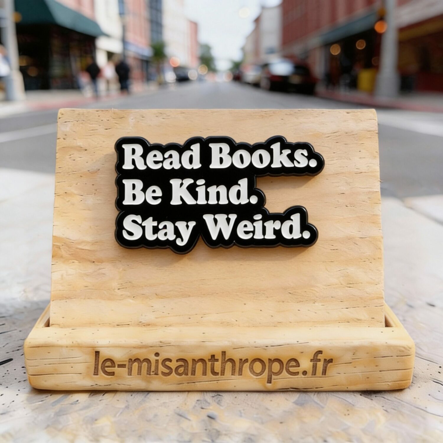 Pin’s militant et féministe – Accessoire engagé Le Misanthrope