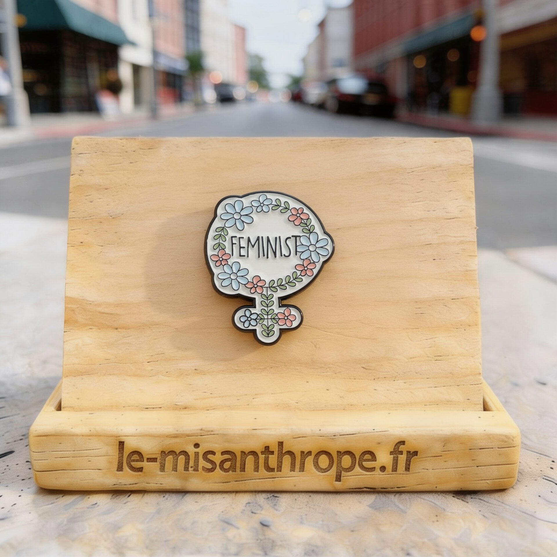 Pin’s militant et féministe – Accessoire engagé Le Misanthrope
