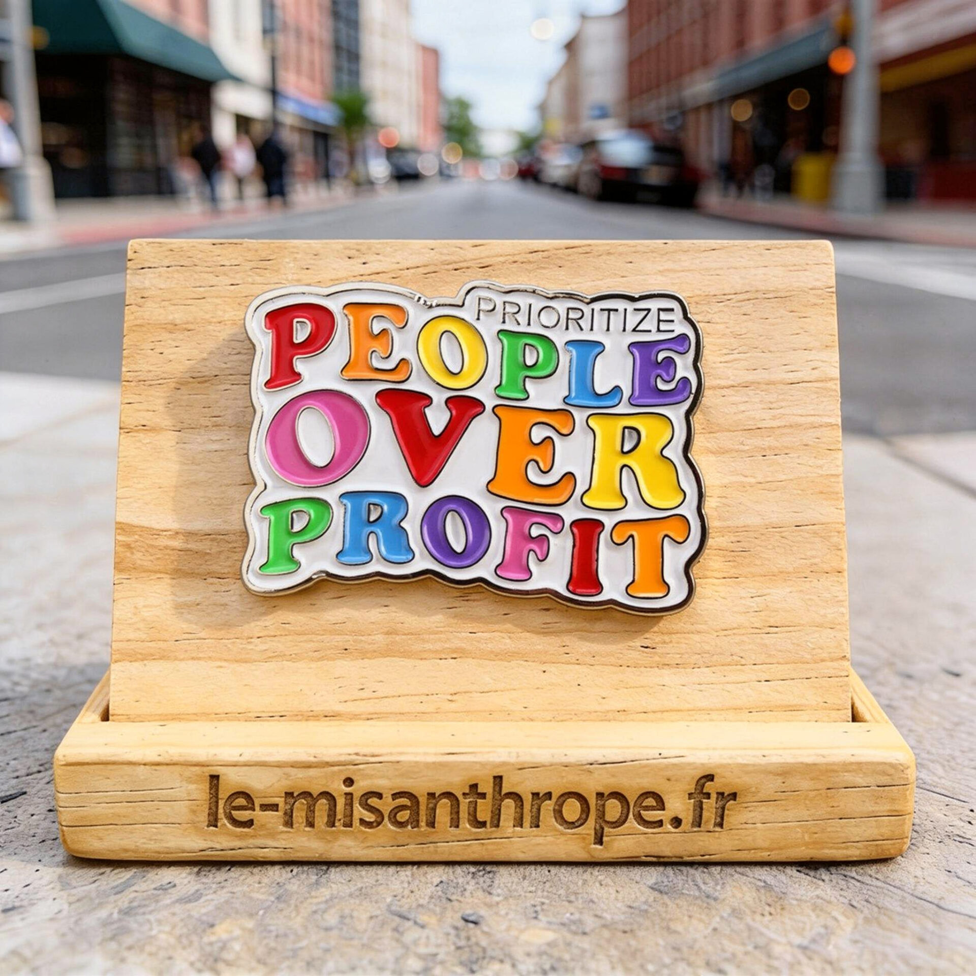 Pin’s militant et féministe – Accessoire engagé Le Misanthrope