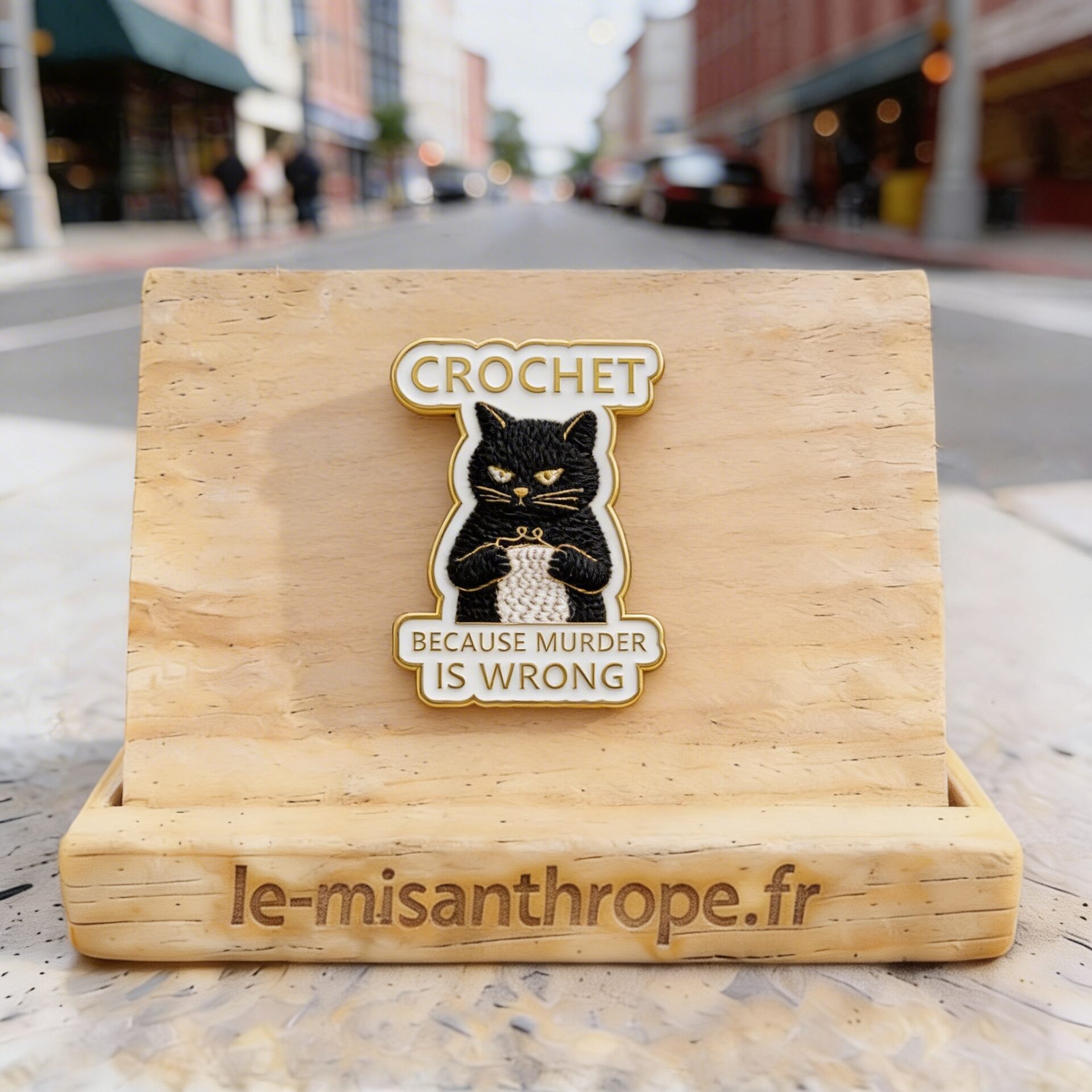 Pin’s militant et féministe – Accessoire engagé Le Misanthrope