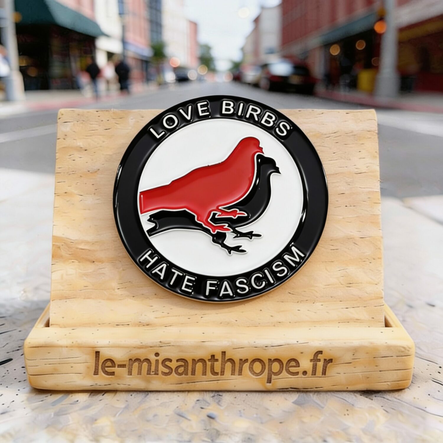 Pin’s militant et féministe – Accessoire engagé Le Misanthrope