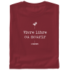 T-shirt militant "Vivre libre ou mourir" en coton bio – vêtement engagé et révolutionnaire