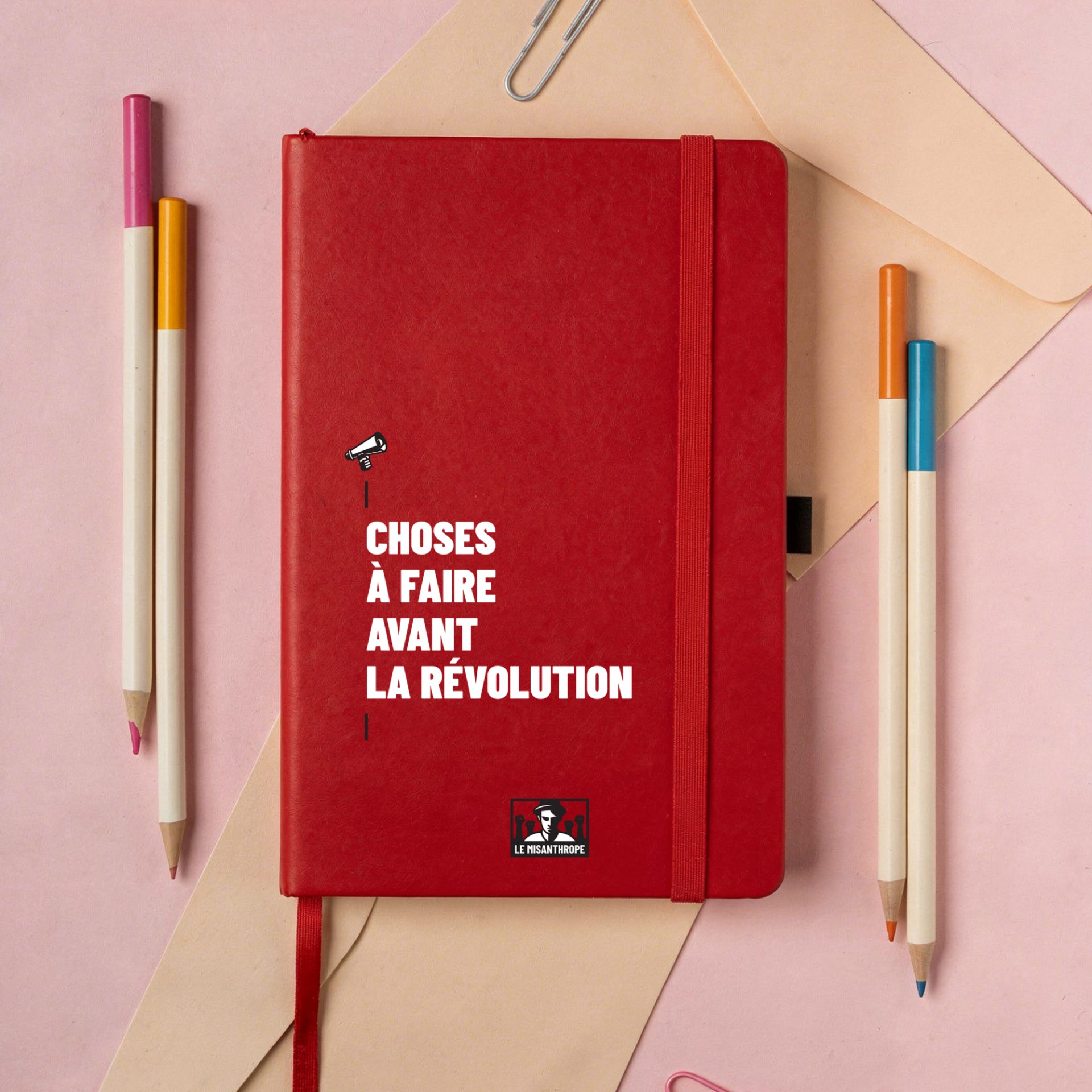 Carnet A6 Choses à faire avant la révolution Le Misanthrope