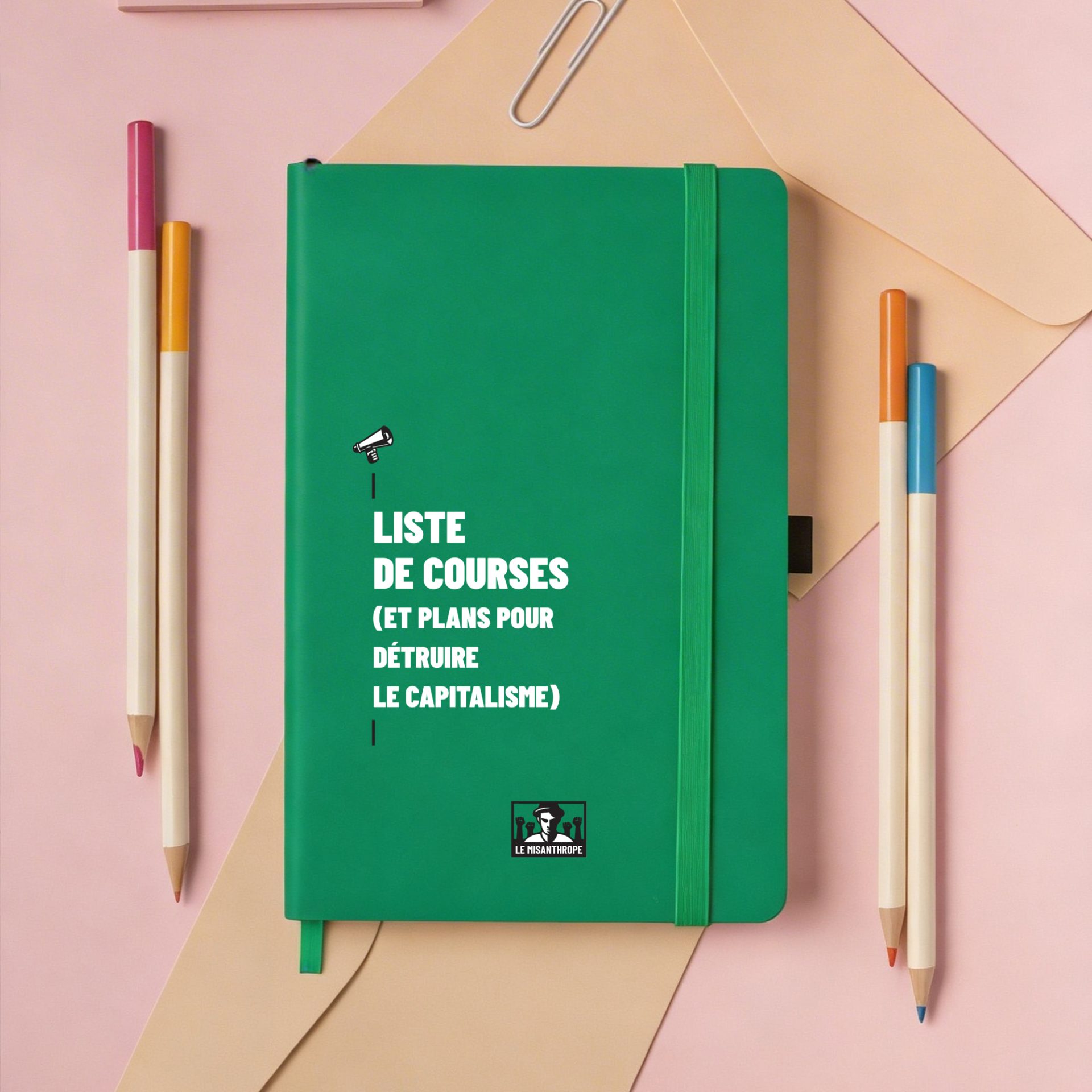Carnet A6 Liste des courses et plans pour détruire le capitalisme carnet A6 liste des courses et plans pour détruire le capitalisme Le Misanthrope