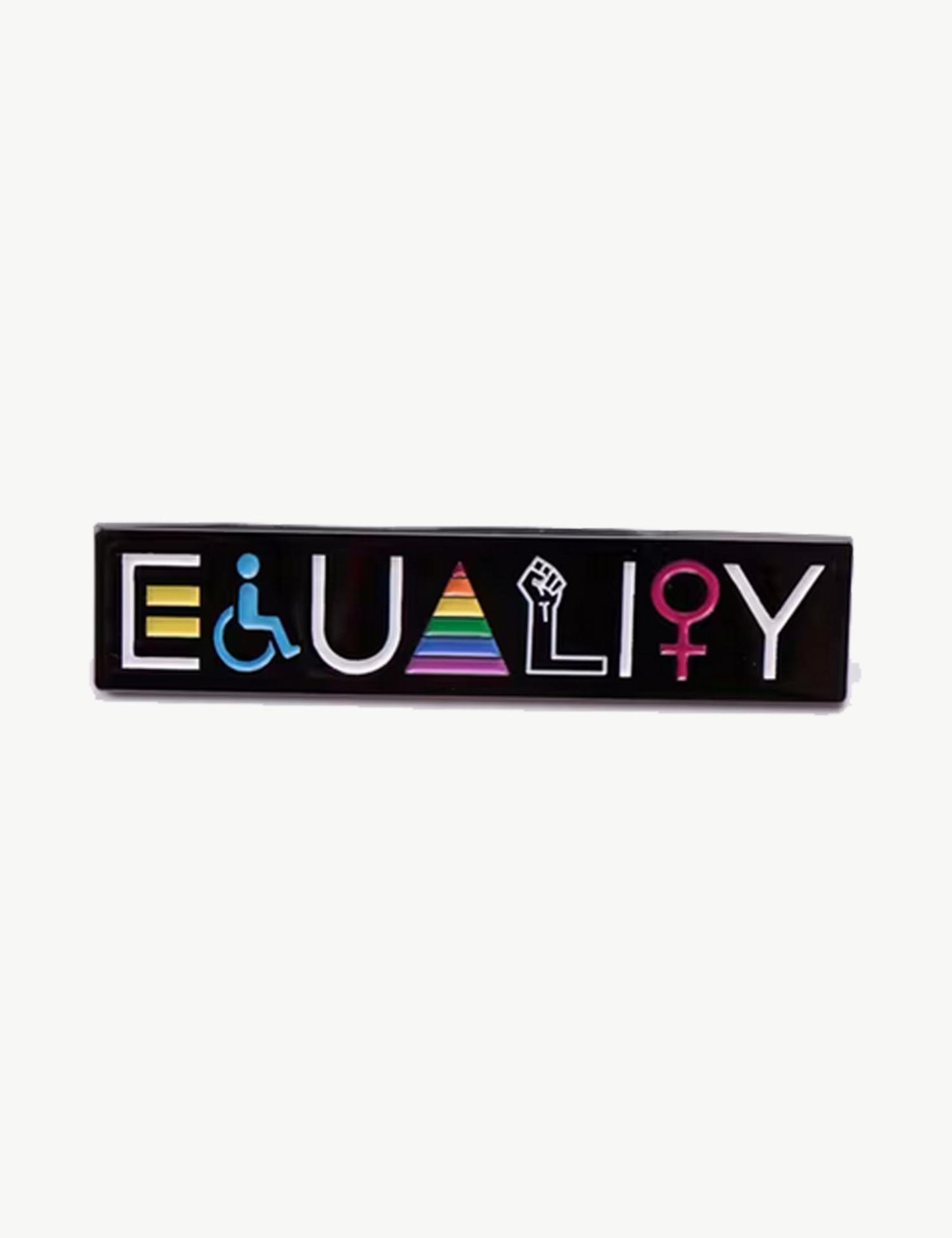 Pin's militant "EQUALITY"