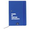 cahier militant A5 manuel de sabotage antifasciste couverture bleue similicuir
