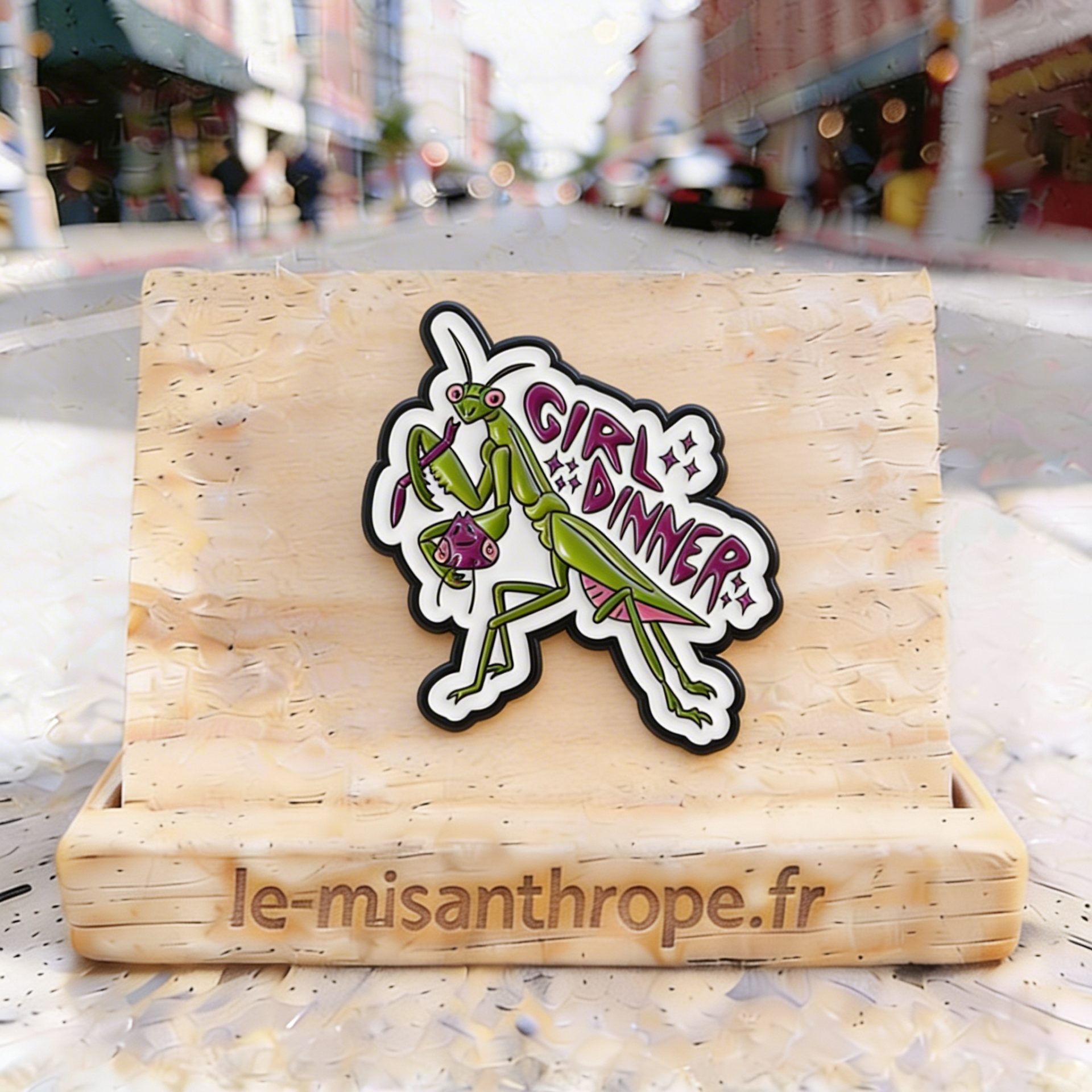 Pin’s militant et féministe – Accessoire engagé Le Misanthrope