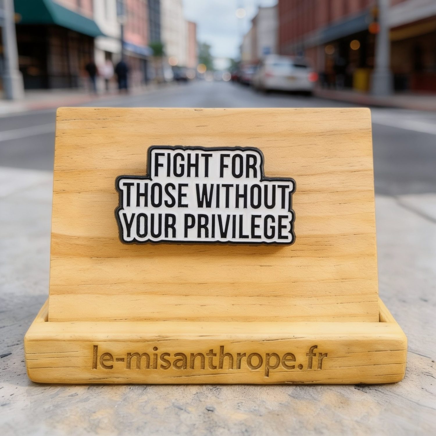 Pin’s militant et féministe – Accessoire engagé Le Misanthrope