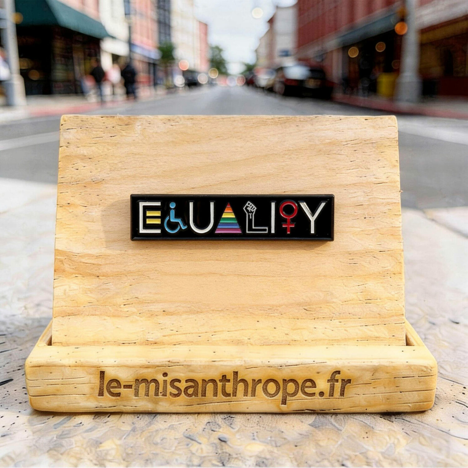 Pin’s militant et féministe – Accessoire engagé Le Misanthrope