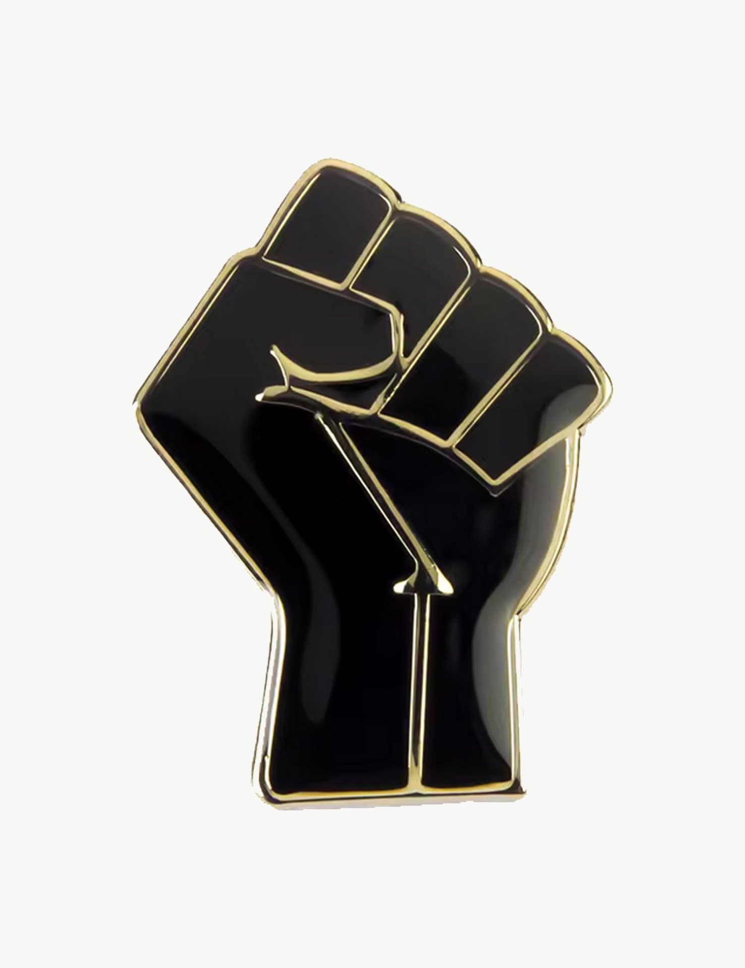 Pin's militant "Poing de la révolution"