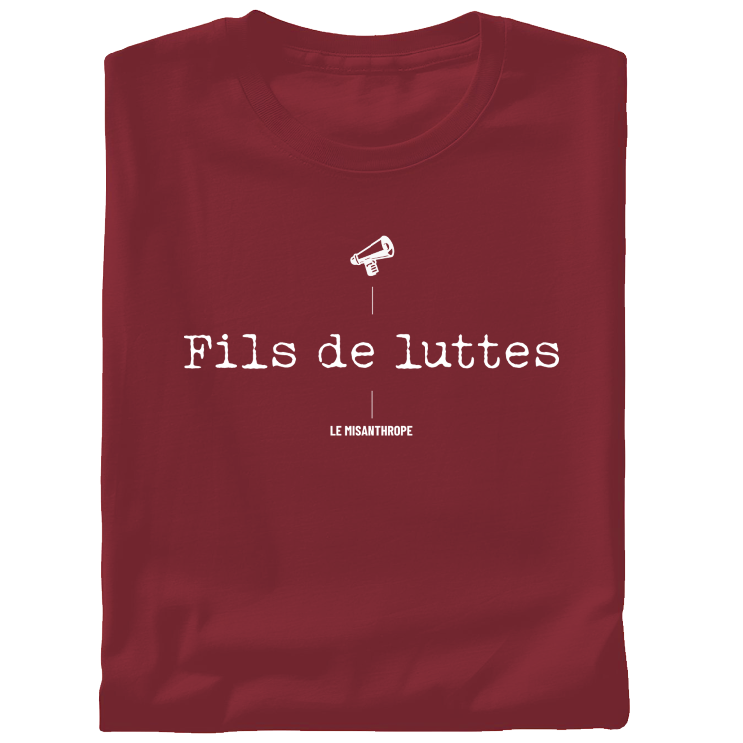 t-shirt militant fils de luttes en coton bio, vêtement engagé et éthique pour militants et militantes