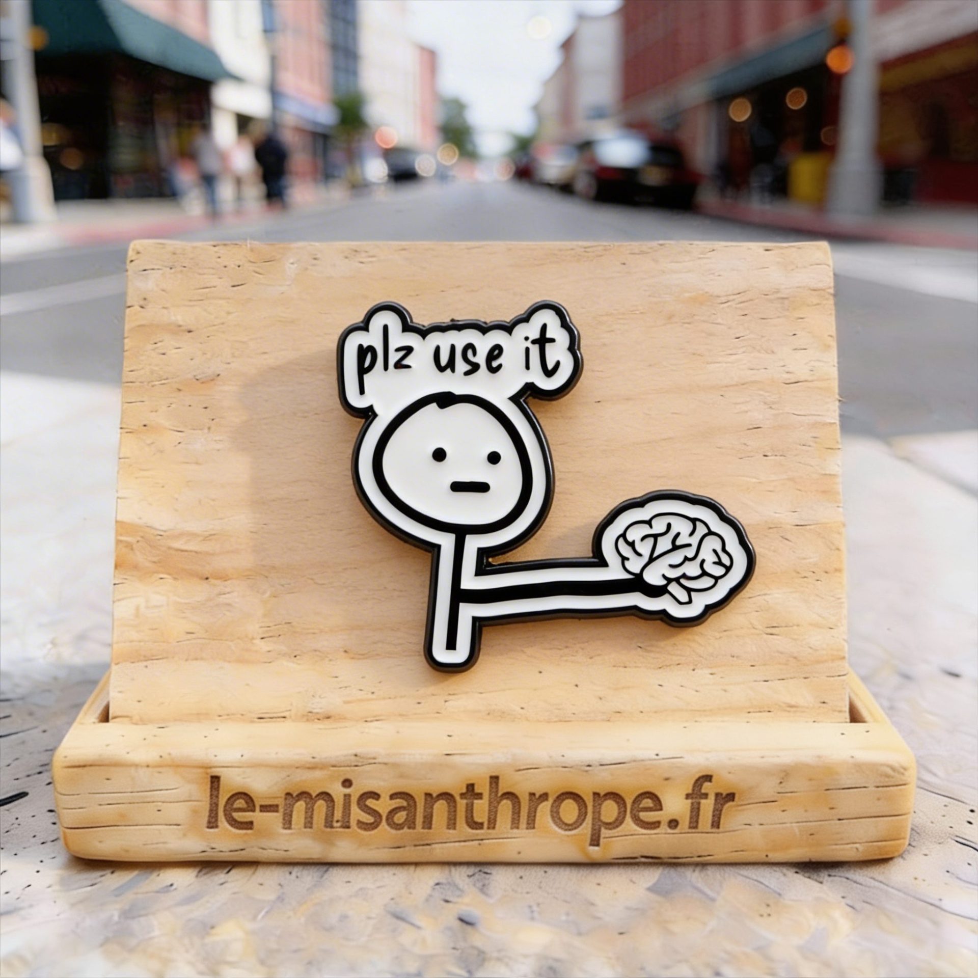 Pin’s militant et féministe – Accessoire engagé Le Misanthrope