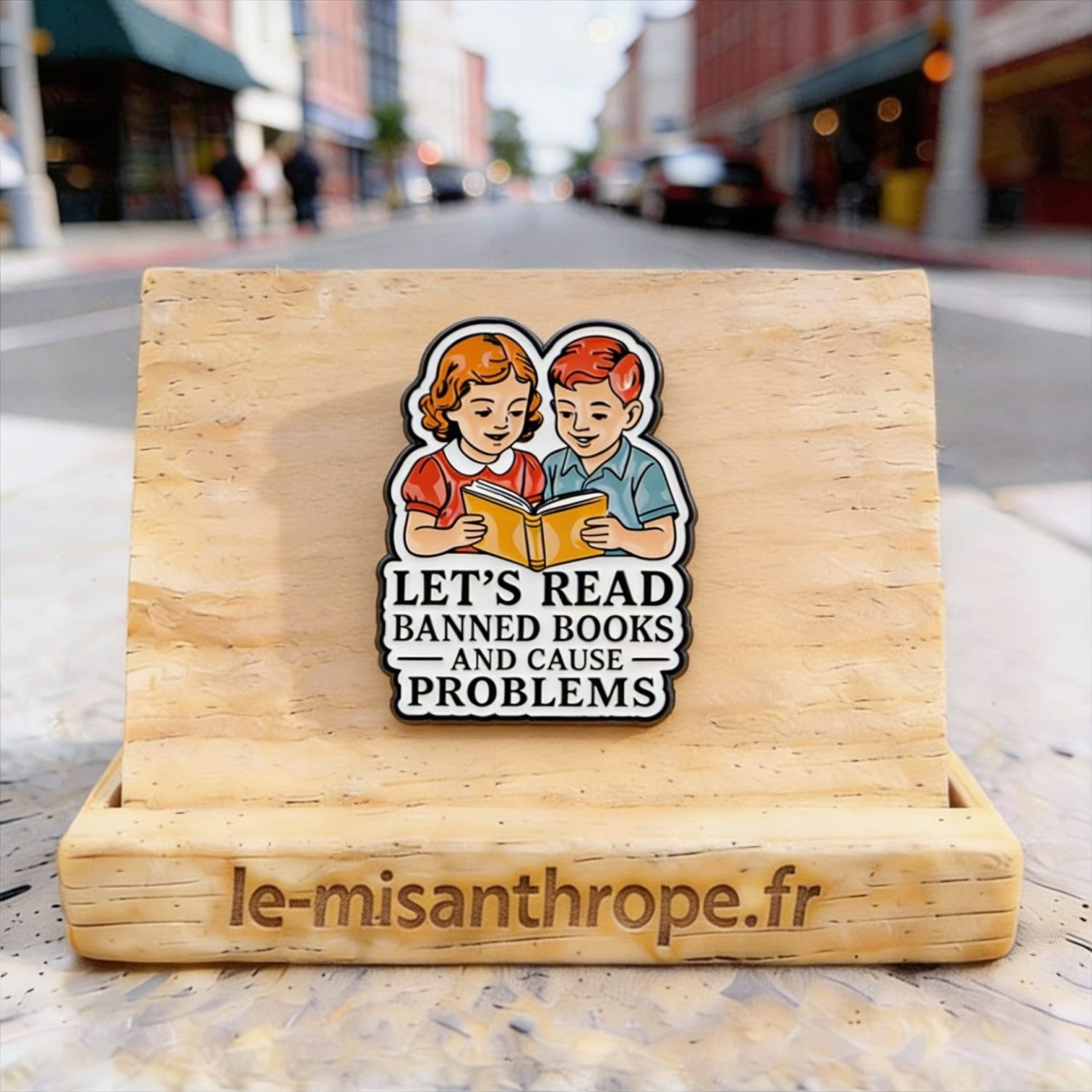 Pin’s militant et féministe – Accessoire engagé Le Misanthrope