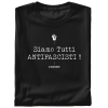 t shirt antifasciste siamo tutti antifascisti coton biologique conversion vetement militant unisexe le misanthrope