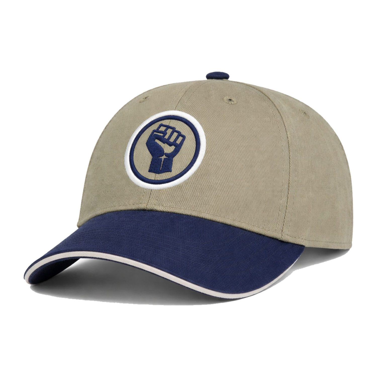 Casquette 6 panneaux avec broderie poing levé Le Misanthrope