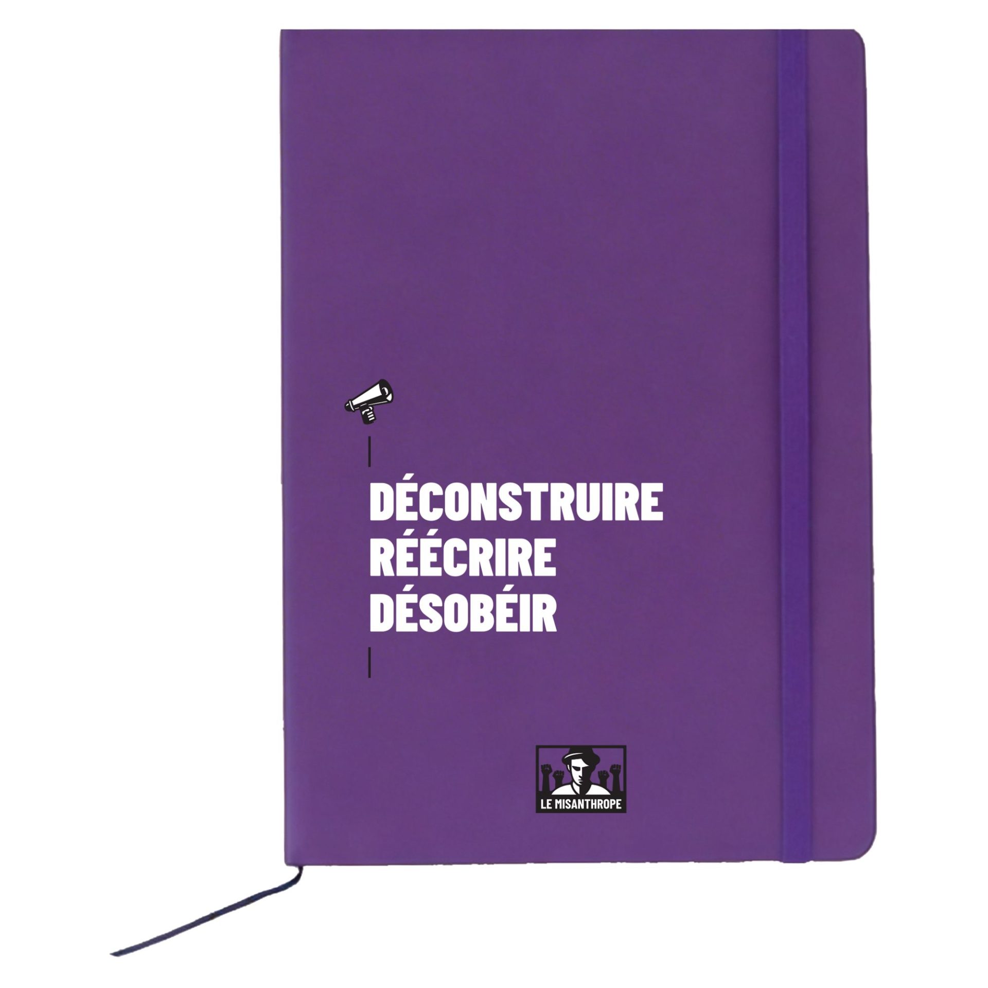 cahier militant A5 déconstruire réécrire désobéir Le Misanthrope