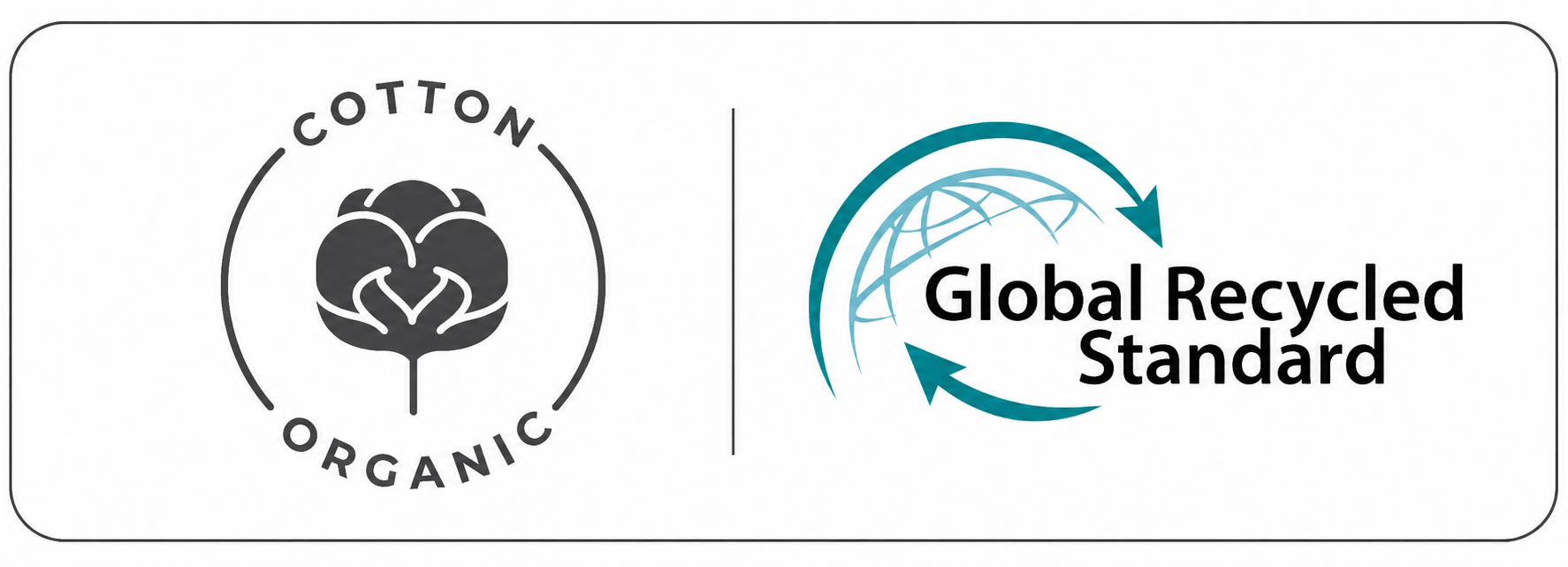 Labels coton organique et Global Recycled Standard
