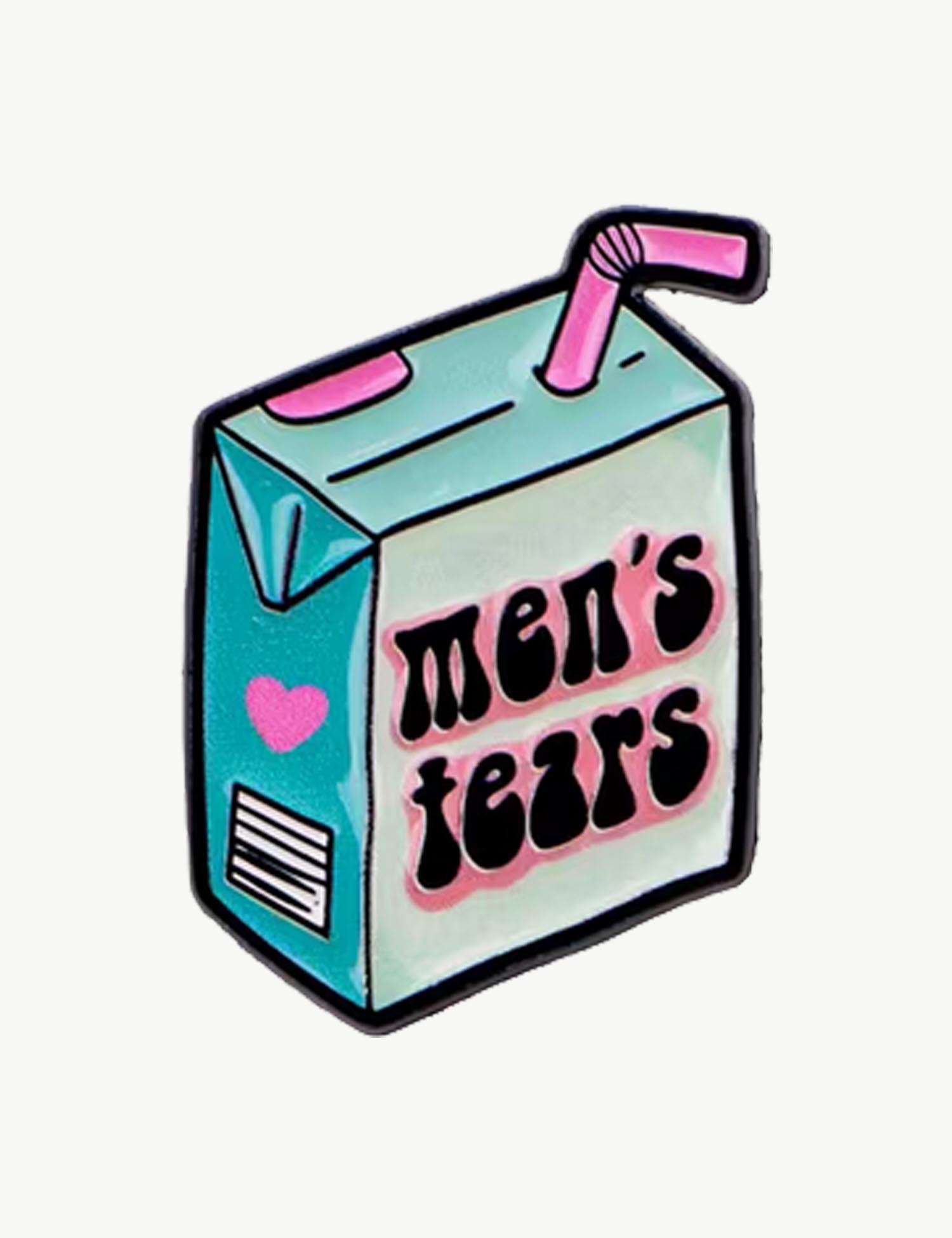 Pin's féministe "Men's Tears"