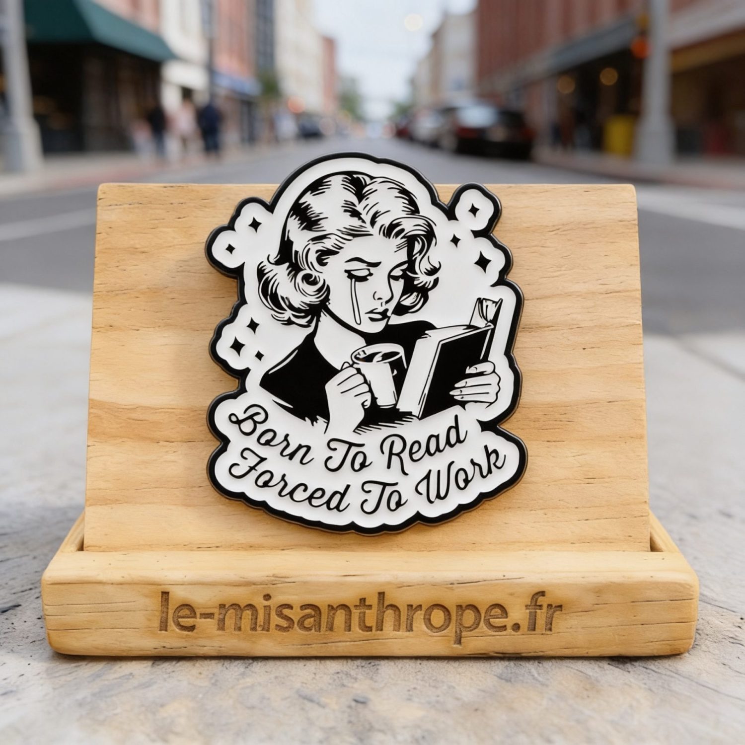 Pin’s militant et féministe – Accessoire engagé Le Misanthrope