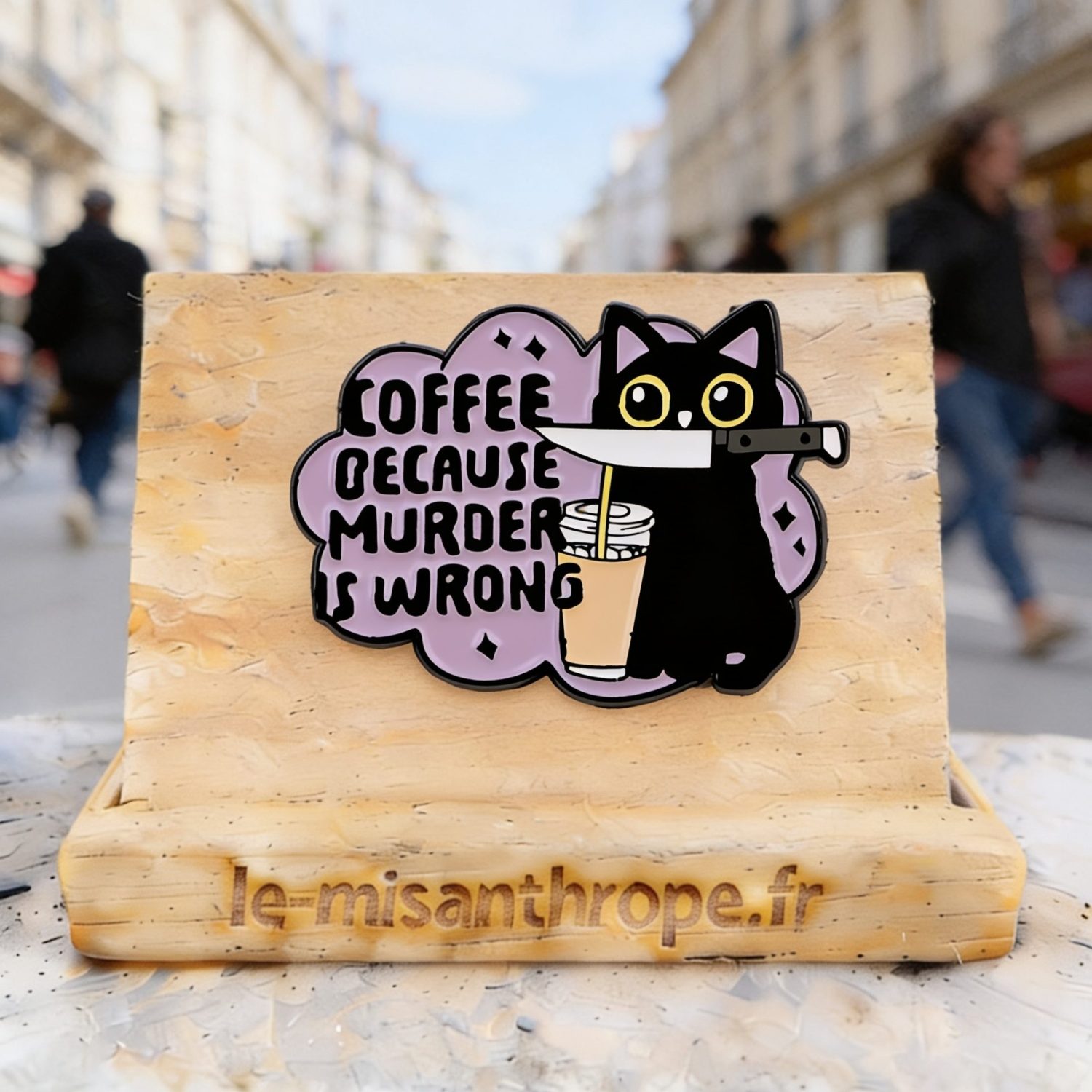 Pin’s militant et féministe – Accessoire engagé Le Misanthrope