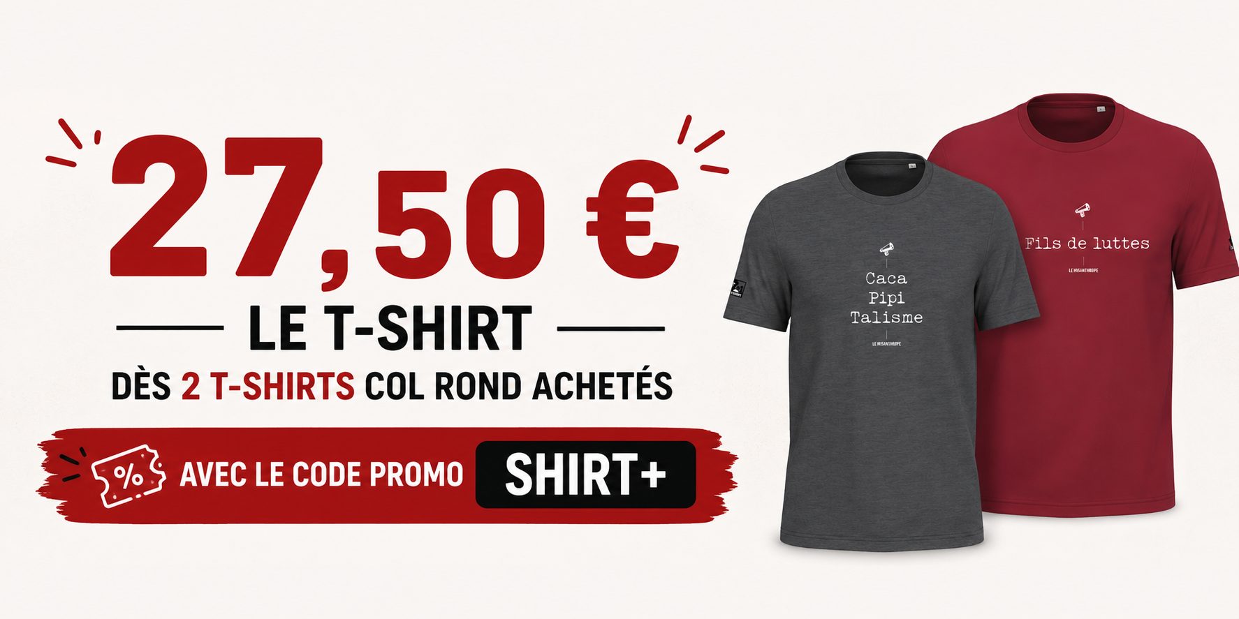 Promo T-shirts Le Misanthrope