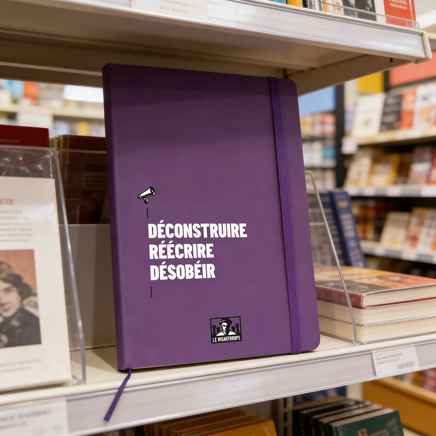 cahier militant A5 déconstruire réécrire désobéir Le Misanthrope