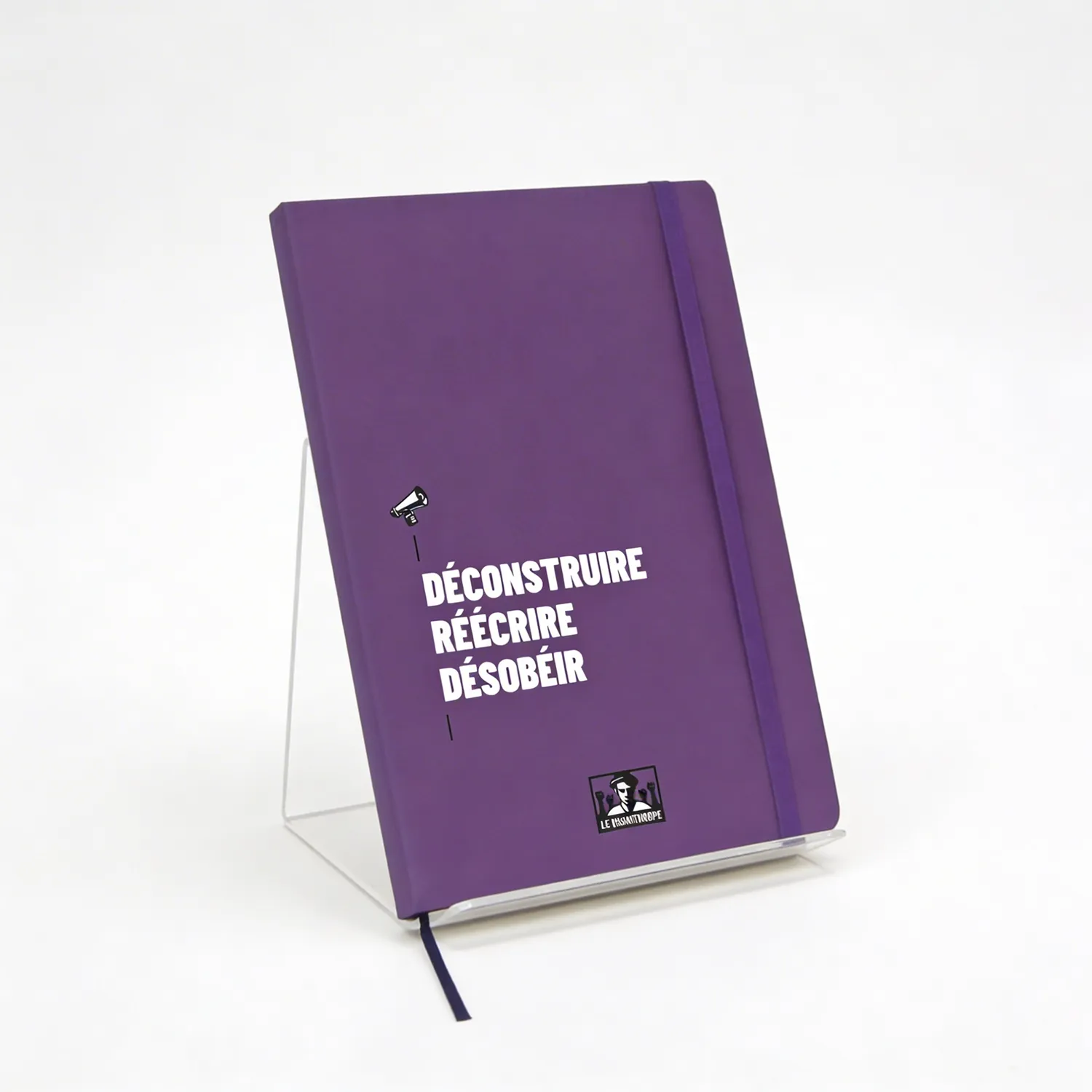 cahier militant A5 déconstruire réécrire désobéir Le Misanthrope